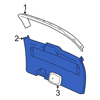 Chrysler OE - Rear Lower Liftgate Trim
