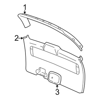 Chrysler OE - Lift Gate - Interior Trim