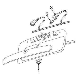 Chrysler OE - Rear Lamps - License Lamps