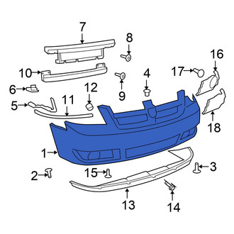 Chrysler OE - Front Bumper Cover