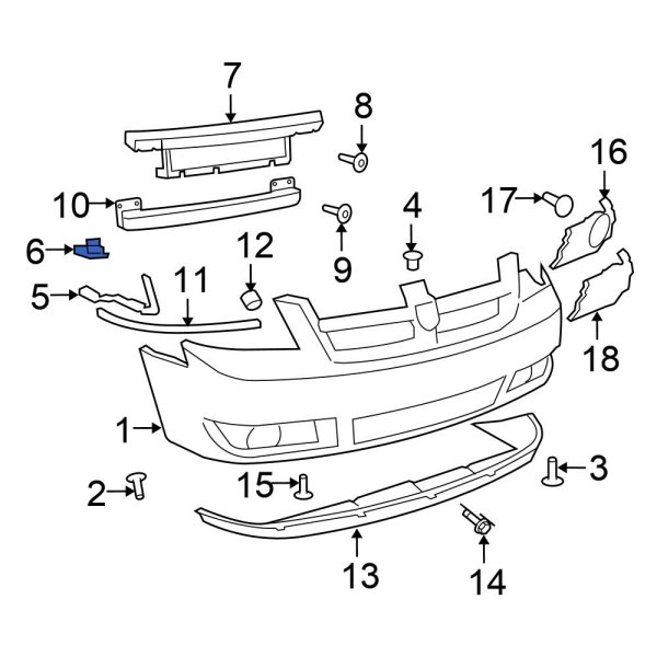 Bumper Guide Nut