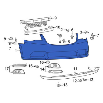 Chrysler OE - Front Bumper Cover