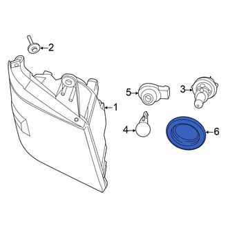 Chrysler OE - Headlight Bulb Cap