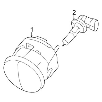 Chrysler OE - Front Lamps - Fog Lamps (Limited / Touring / Touring L)