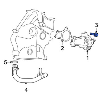 Chrysler OE - Automatic Transmission Oil Cooler Hose Screw