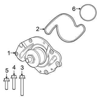 Chrysler OE - Cooling - Water Pump (4.0L)