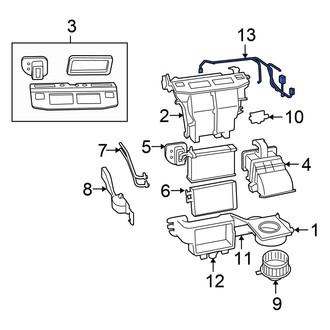 Chrysler OE - Front HVAC System Wiring Harness