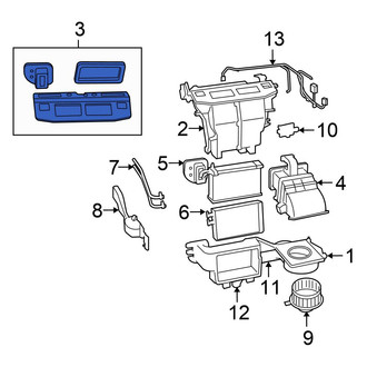 Chrysler OE - HVAC Unit Case Seal Kit