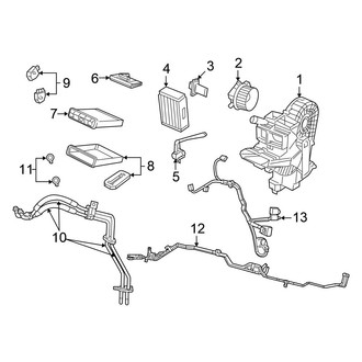 Chrysler OE - Air Conditioner & Heater - Auxiliary A/C & Heater Unit