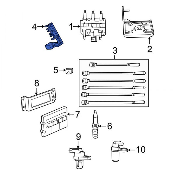 Spark Plug Wire Holder