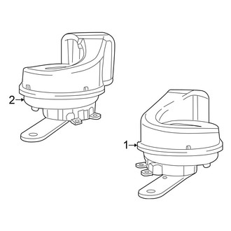 Chrysler OE - Electrical - Horn