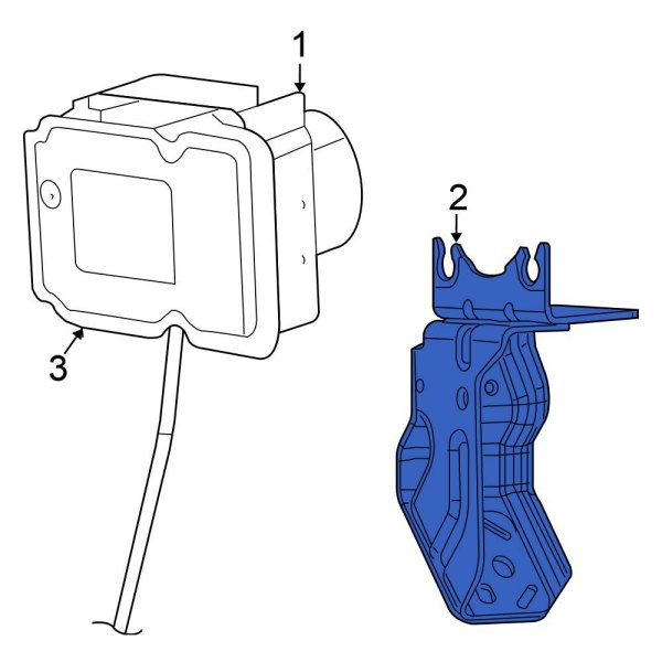 ABS Modulator Bracket