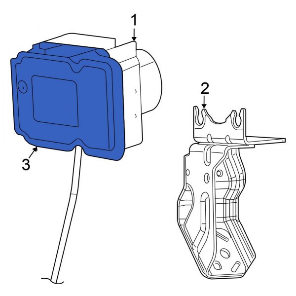 Chrysler OE 68053288AC ABS Control Module