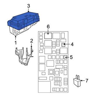 Chrysler OE - Upper Fuse and Relay Center Cover