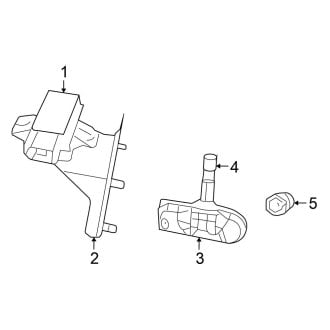 2010 Chrysler Town and Country OEM TPMS Sensors | Bluetooth, Wireless ...