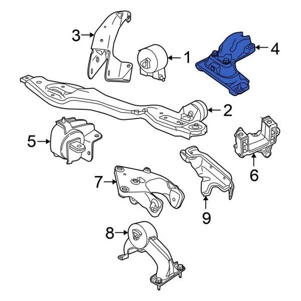 Engine Mount Support Bracket