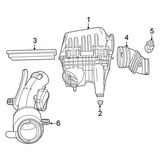 Chrysler OE - Engine / Transaxle - Air Intake (3.8L)