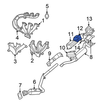 Chrysler OE - Rear Floor Pan Heat Shield
