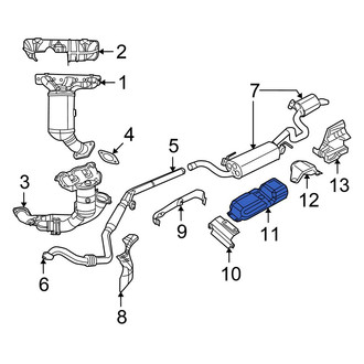 Chrysler OE - Rear Floor Pan Heat Shield