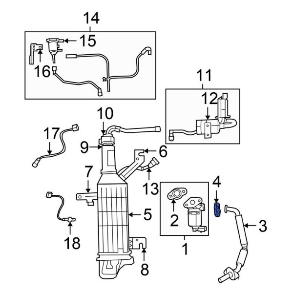 Exhaust Gas Recirculation (EGR) Tube Gasket