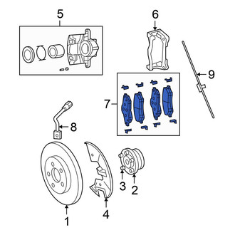 Chrysler OE - Front Disc Brake Pad Set
