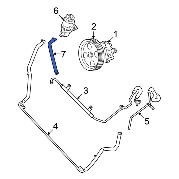 Power Steering Reservoir Hose