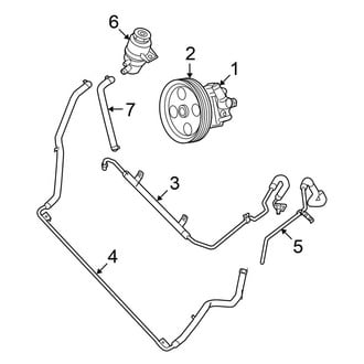 Chrysler OE - Steering Gear & Linkage - Pump & Hoses (4.0L)
