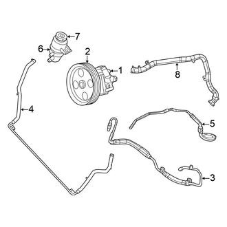 Chrysler OE - Steering Gear & Linkage - Pump & Hoses (Limited / Touring / Touring L 3.6L)