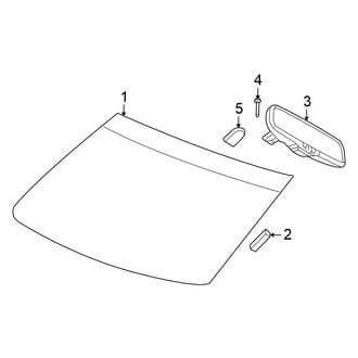Chrysler OE - Windshield - Glass