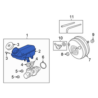 Chrysler OE - Brake Master Cylinder Reservoir