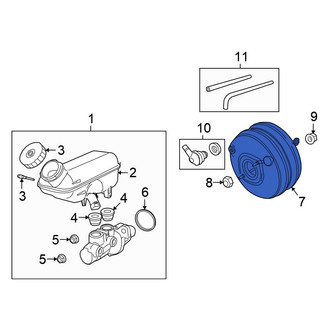 Chrysler OE - Power Brake Booster