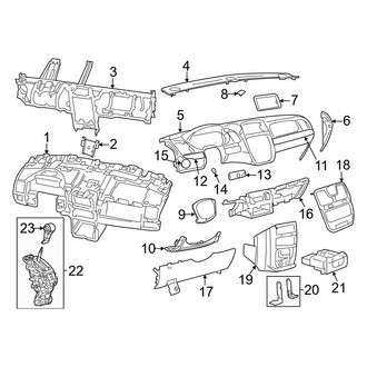 Chrysler OE - Instrument Panel Components
