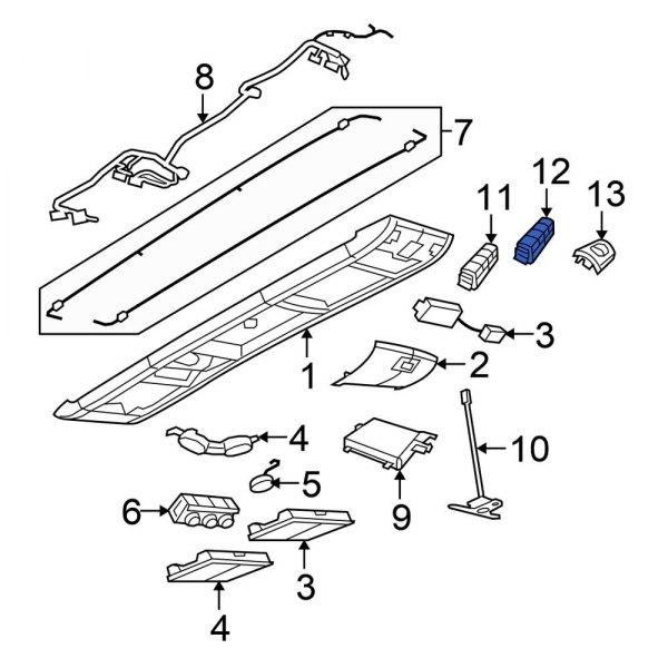 Power Sliding Door Switch