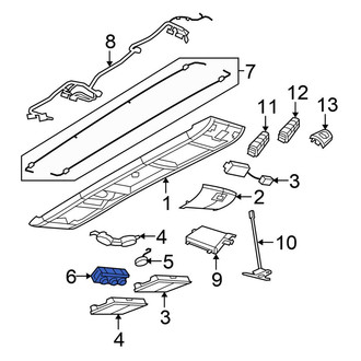 Chrysler OE - Rear HVAC Temperature Control Panel