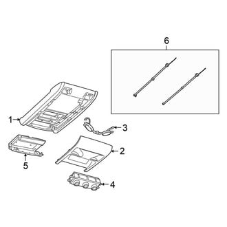 Chrysler OE - Overhead Console (2nd Row)