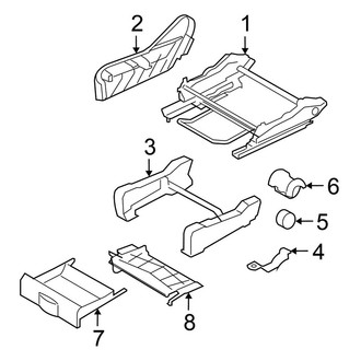 Chrysler OE - Seats & Tracks - Tracks & Components (Manual)