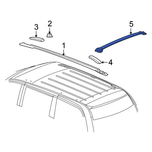 Roof Luggage Carrier Cross Rail