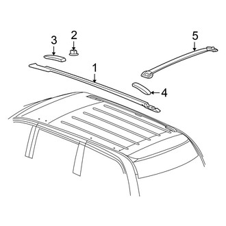 Chrysler OE - Roof - Luggage Carrier