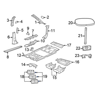 Chrysler OE - Door Sill Plate Cap