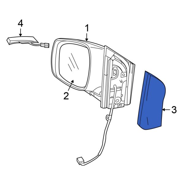 Door Mirror Trim Ring