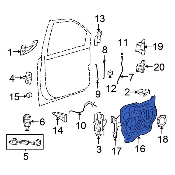 Door Panel Carrier