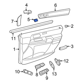 Chrysler OE - Inner Door Interior Trim Panel Cap