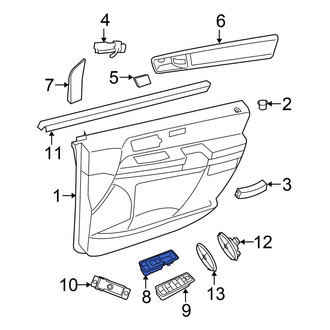 Chrysler OE - Front Left Door Window Switch