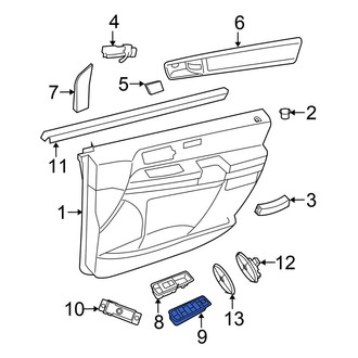 Chrysler OE - Front Left Door Window Switch