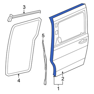 Chrysler OE - Right Door Shell