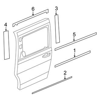 Chrysler OE - Side Loading Door - Exterior Trim