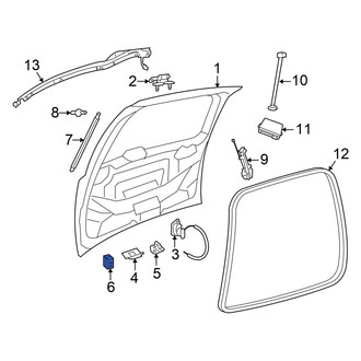 Chrysler OE - Rear Liftgate Stop Bumper