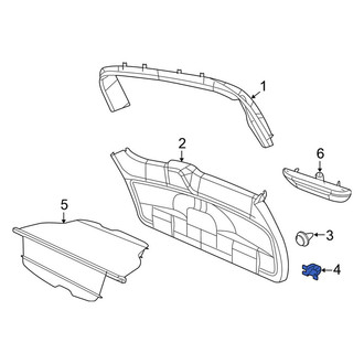 Chrysler OE - Liftgate Trim Cover Clip