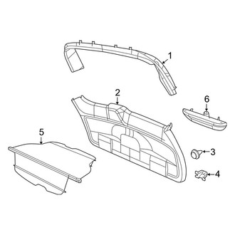 Chrysler OE - Lift Gate - Interior Trim