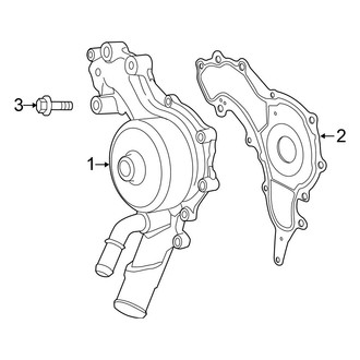 Chrysler OE - Cooling - Water Pump (Limited / Touring / Touring L 3.6L)